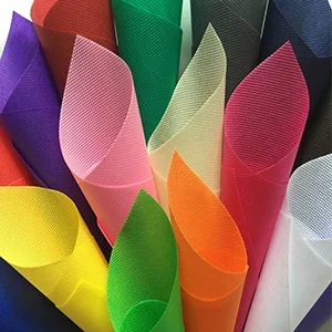 Non-woven fabric material, showcasing its texture and appearance.