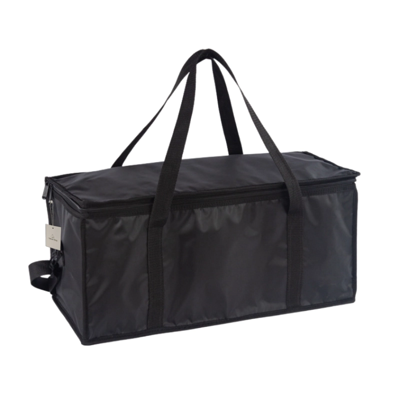 Large Black Oxford Fabric Cooler Bag