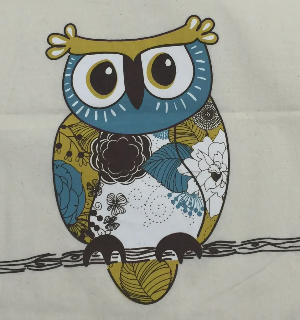 Heat Transfer Printing Detail on Cotton Fabric