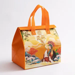 Custom cooler bags in vibrant colors and patterns, ideal for promotions and outdoor use