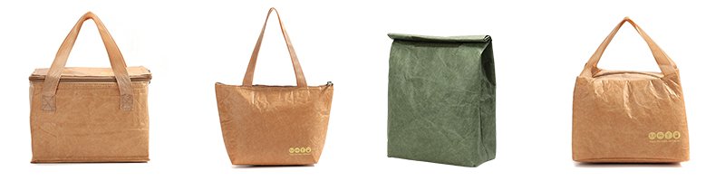 Tyvek cooler bags – 4 reusable insulated bag styles with paper-like texture and modern eco design