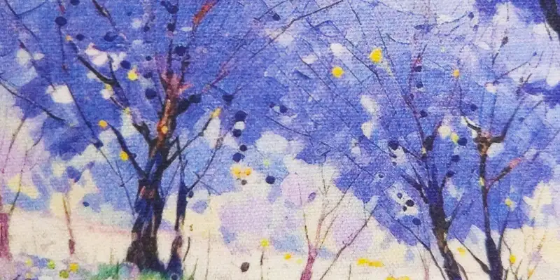 detailed view of uv digital printing quality