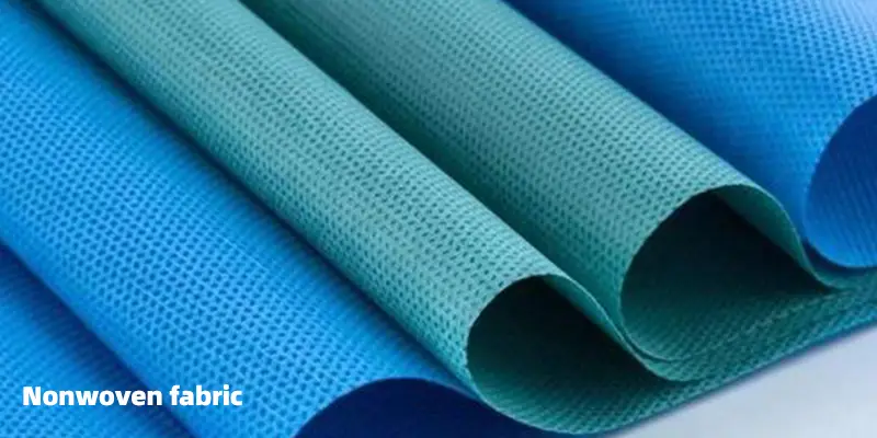 Non-woven fabric material, showcasing its texture and appearance