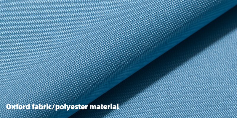 Oxford fabric (polyester material), showcasing its texture and appearance