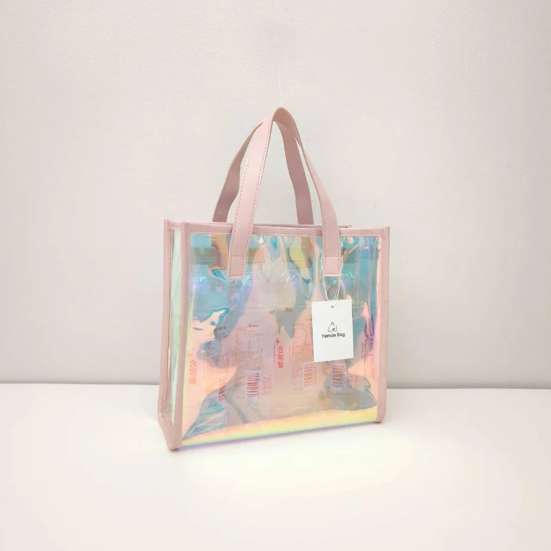 Image of a stitched PVC bag, highlighting its reinforced seams and customizable features
