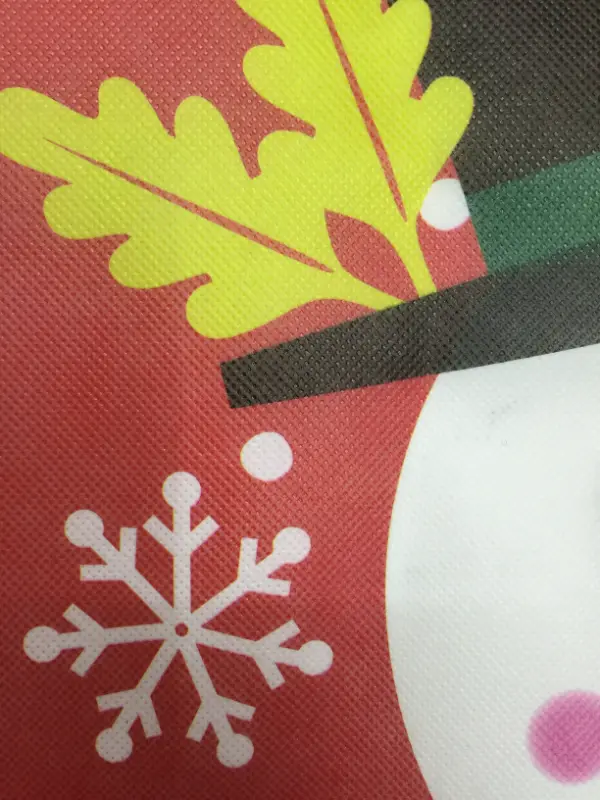 Nonwoven fabric showcasing its excellent printability for high-quality printing results