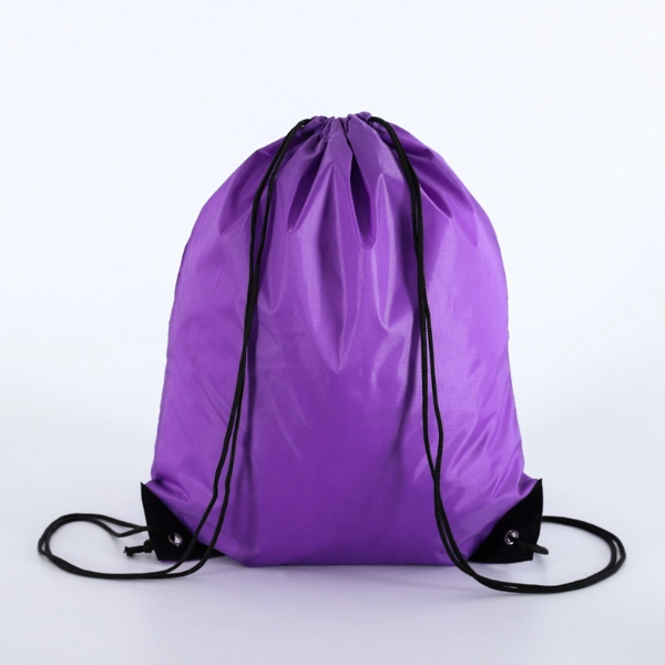 Polyester drawstring bags with sturdy and practical design