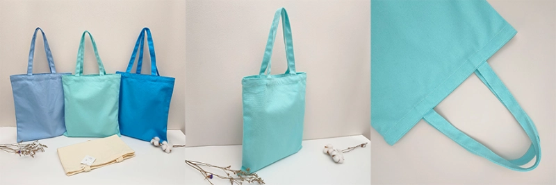 The Best Tote Bags of 2025 – A collage showcasing cotton tote bags, including multiple samples and detailed views of one selected design from various angles.