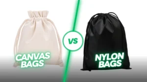 Canvas Bags VS Nylon Bags – A comparison of canvas and nylon bag samples.