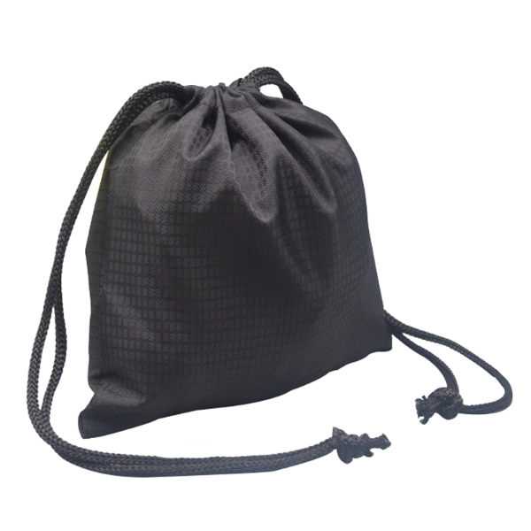 nylon Bags vs polyester bags featuring a nylon drawstring bag