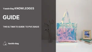 PVC bag featured in the ultimate guide to PVC bags, showcasing its sleek design and durable construction.