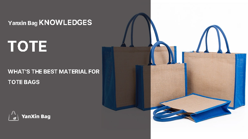 What’s the Best Material for Tote Bags – various eco-friendly tote bag sizes on display