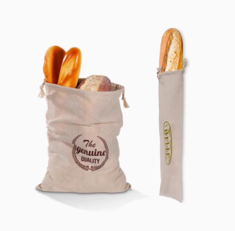 A Complete Guide For Best Reusable Produce Bags 10 Natural muslin cotton bread bag with drawstring closure, ideal for dry food storage