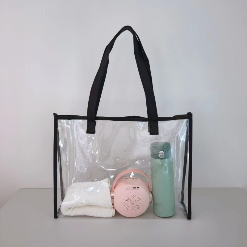 PVC Clear Tote Bag Front View