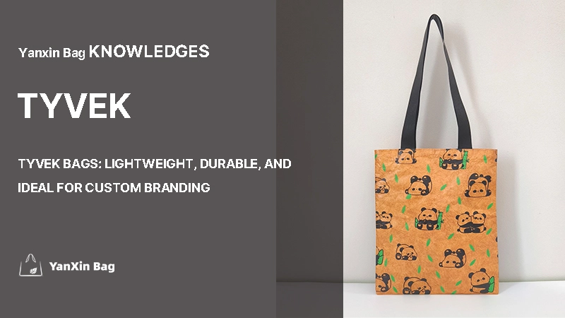 Tyvek Bags: Lightweight, Durable, and Ideal for Custom Branding – featuring a close-up of a Tyvek bag related to the blog topic