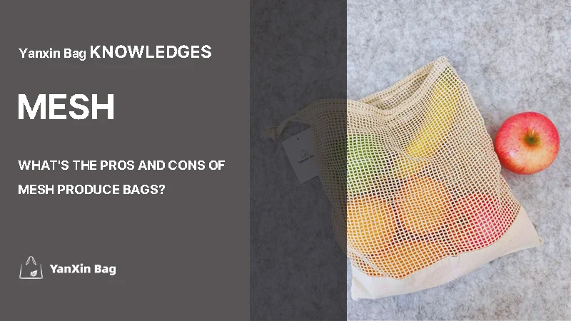Mesh produce bag featured in the blog What’s the Pros and Cons of Mesh Produce Bags?
