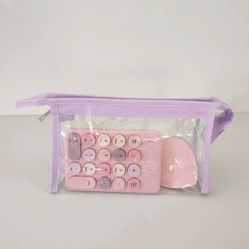 custom logo clear vinyl pencil case makeup bag with zipper 1