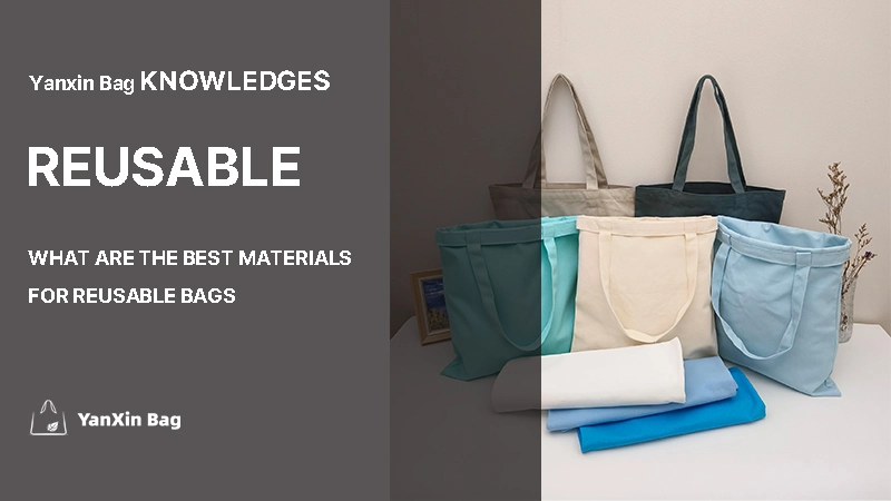 What Are the Best Materials for Reusable Bags – Feature image displaying various reusable bags representing eco-conscious material choices