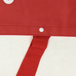 Button closure on a stitched non-woven bag, part of Add-On Options from Types of Non-Woven Bags for Eco-Friendly Shopping