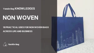 royal blue non-woven bag representing the theme “Uses for Non Woven Bags Across Life and Business”