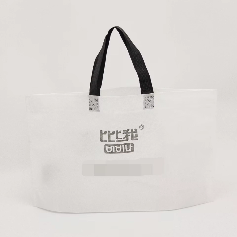 bottom gusset non woven bag for clothes front view 2