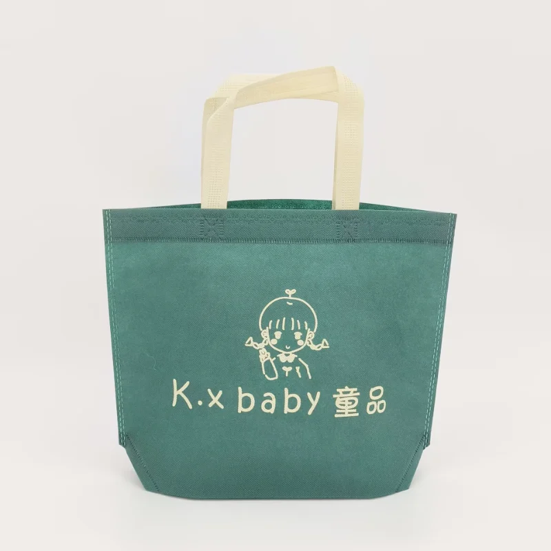 bottom gusset non woven bag for clothes front view