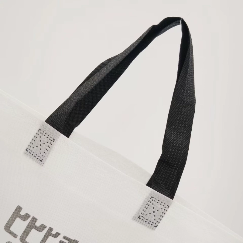 bottom gusset non woven bag for clothes handle