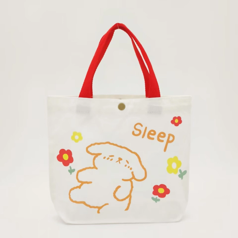 botton gusset cotton canvas bag 6