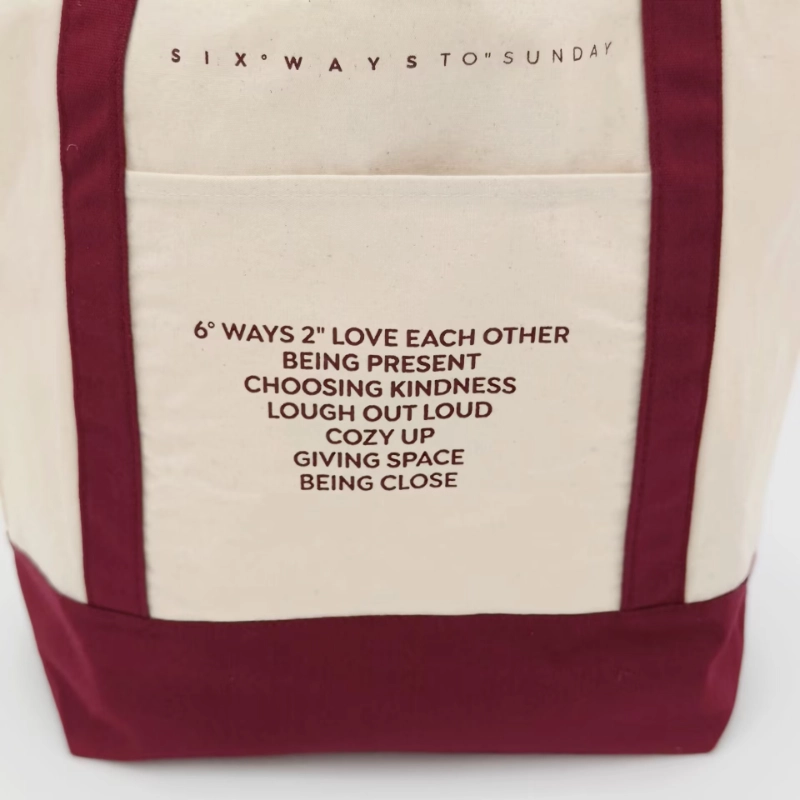 cotton canvas bag with reinforced handle 2