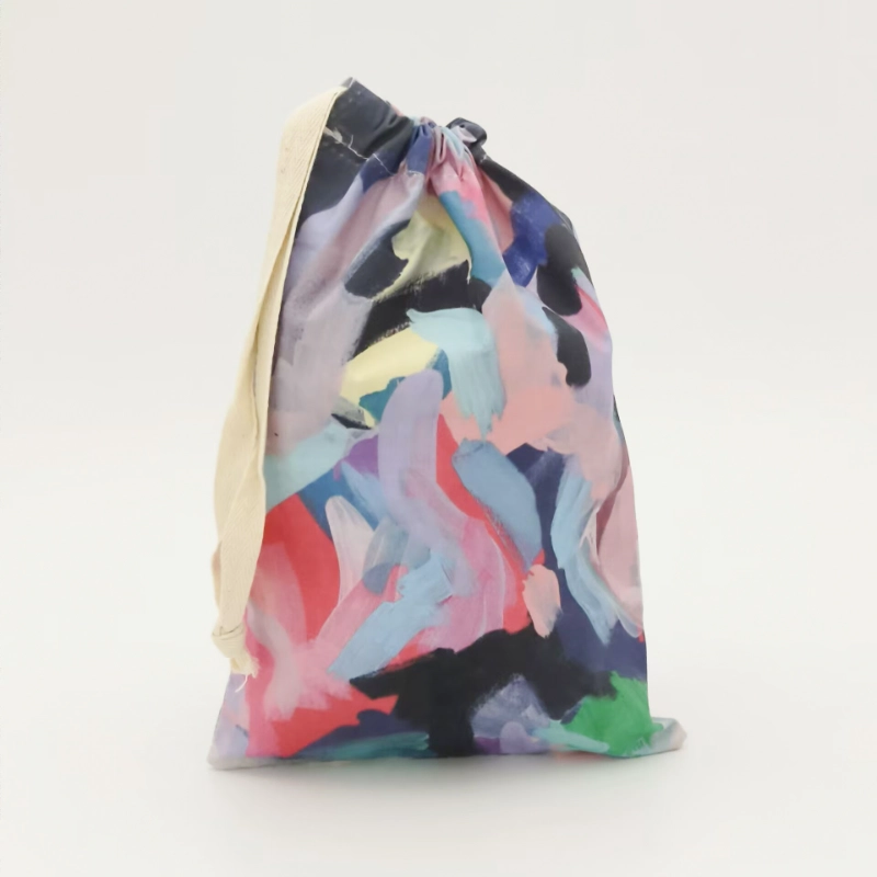 cotton poplin gift bag full print uv front view