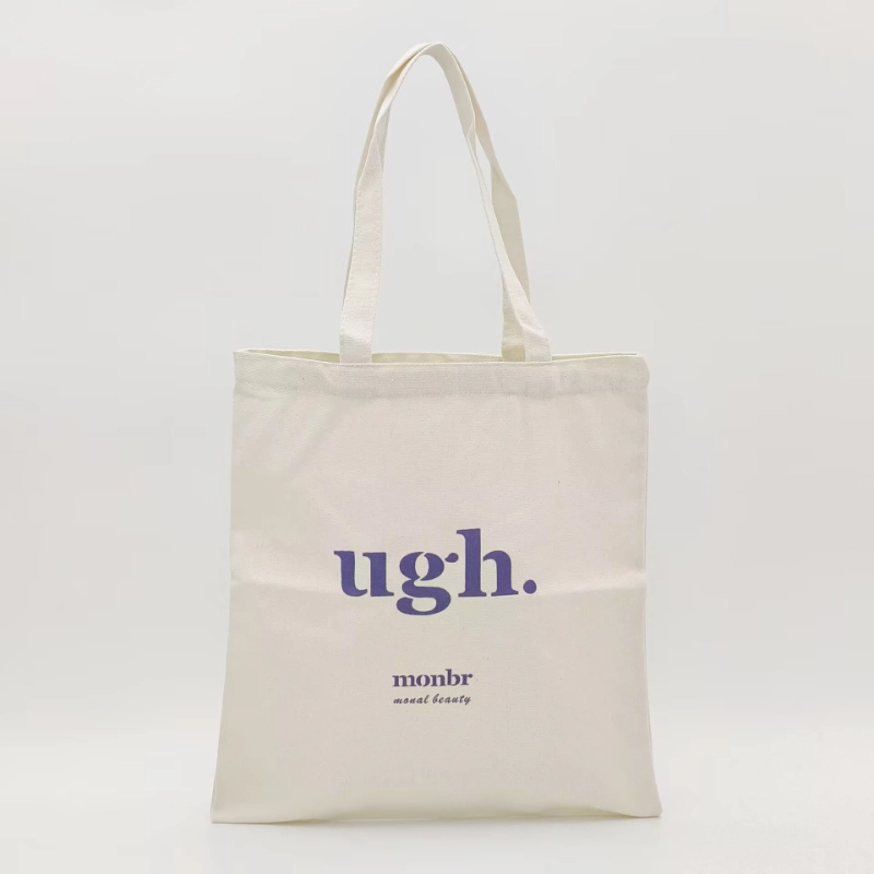 customized flat cotton canvas bag 1