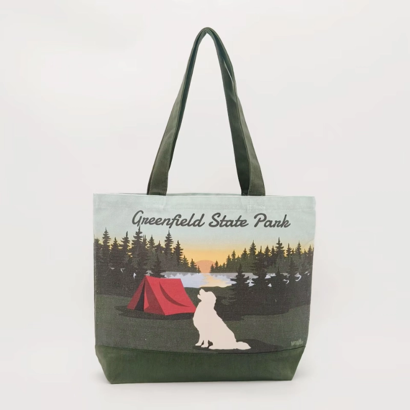 full color printed cotton canvas bag 2