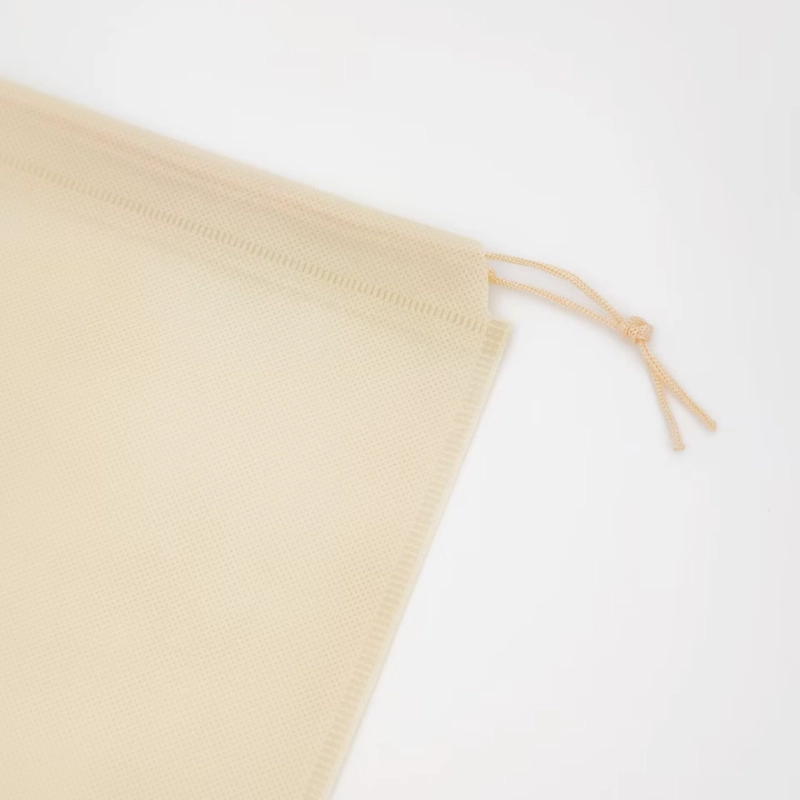 heat sealed non woven drawstring bag drawstring