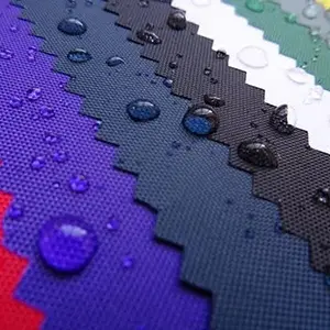 Water-resistant polyester fabric shown in multiple colors to support the blog Everything You Need to Know about Polyester Bags.