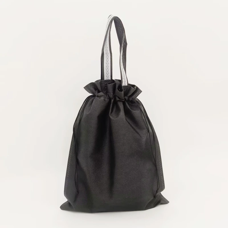 non woven drawstring bag with handle 1