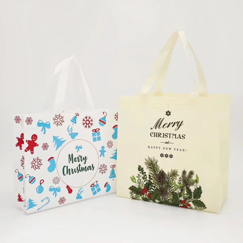 non woven gift bags for christmas and new year 2