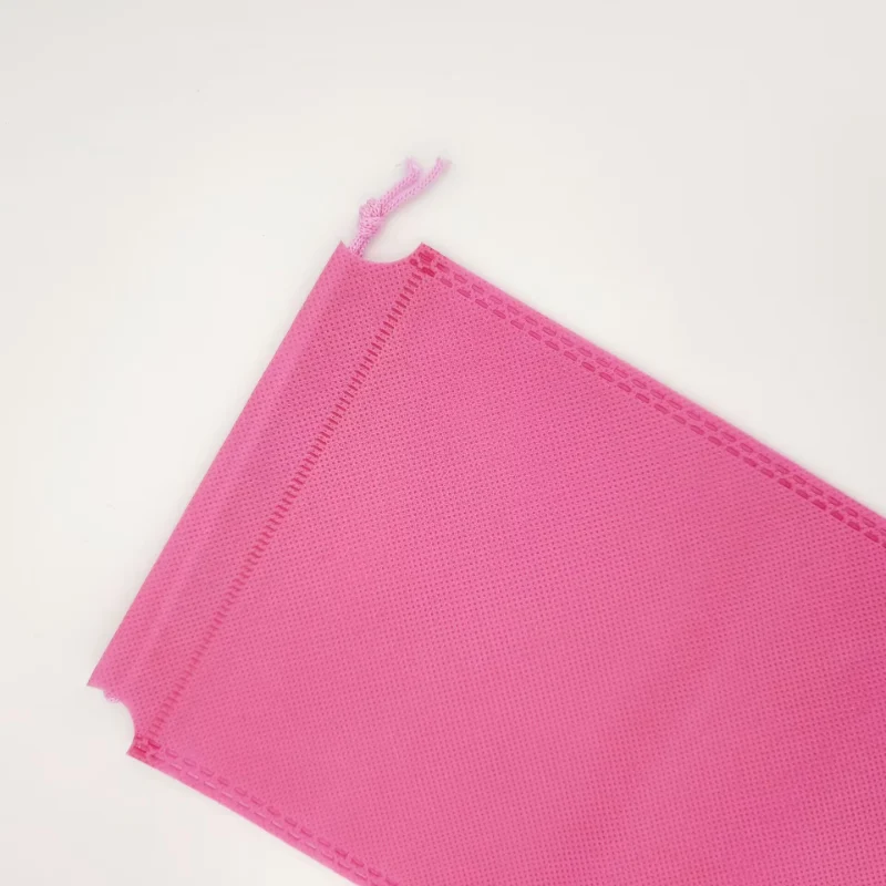 pink non woven drawstring bag 2