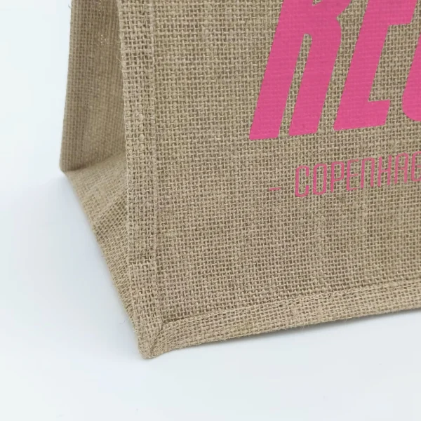 Burlap Bags Promotional Jute Tote Bags texture detail