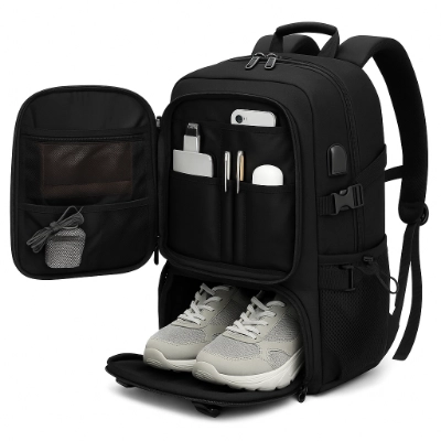 backpack inside