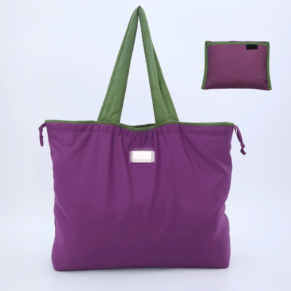 convertible foldable drawstring tote bag
