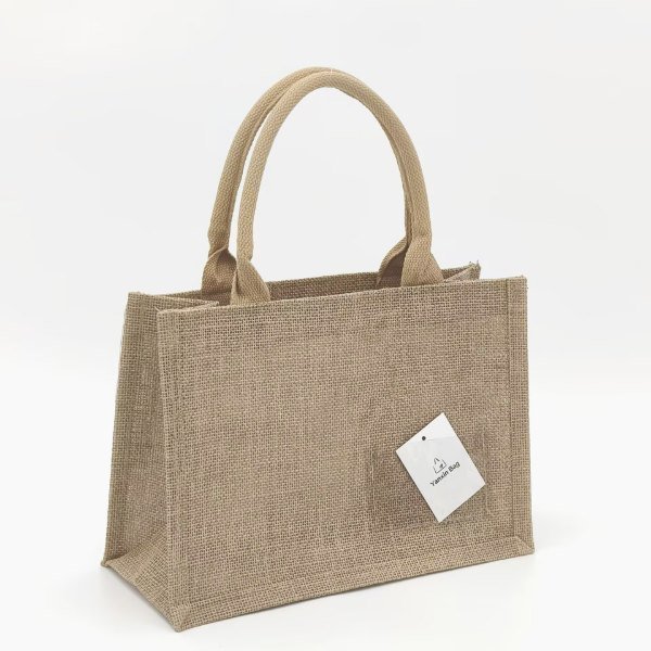 jute bag with PVC pocket 1