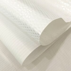 Close-up of PP woven material used in Laminated PP Woven Shopping Bags, relating to the topic “Pros and Cons of Laminated PP Woven Shopping Bags
