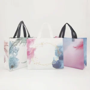 laminated tote bags knowledge showcasing non woven, pp woven, and RPET custom laminated tote bags