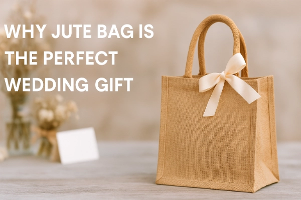 Why Jute Bag Is the Perfect Wedding Gift Jute Tote Bag with Ribbon Handle