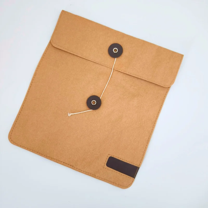 Brown Washable Kraft Paper Storage Pouch
