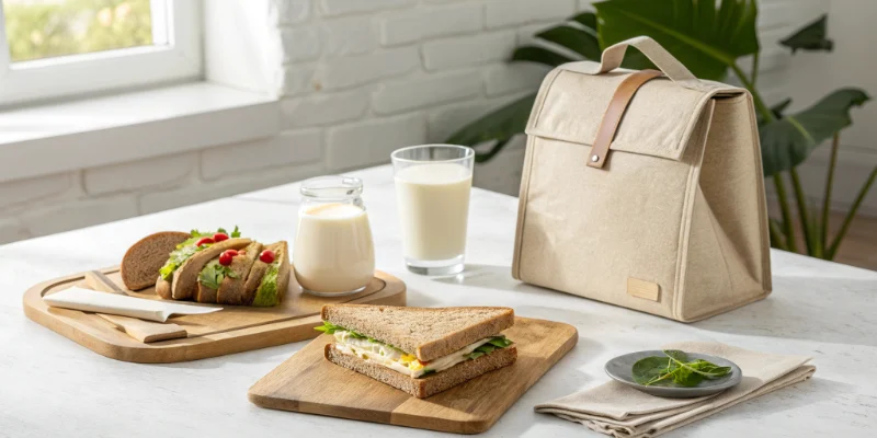 how to keep food warm in an insulated bag lunch bag sandwich milk