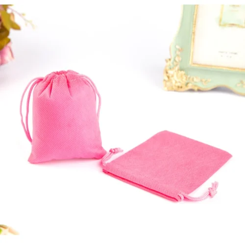 Two Non-Woven Drawstring Bags